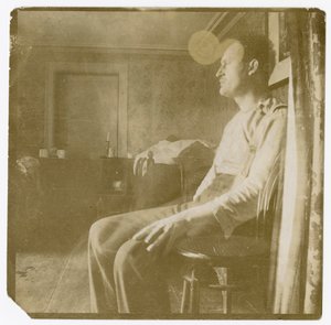 大陸のどこかでの自画像I 作： Edvard Munch
