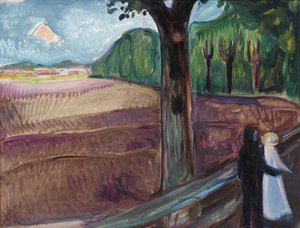 サマーナイトサマーナイト、1917 作： Edvard Munch