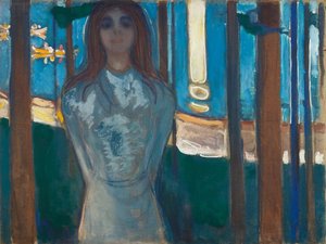 夏の夜。声 作： Edvard Munch
