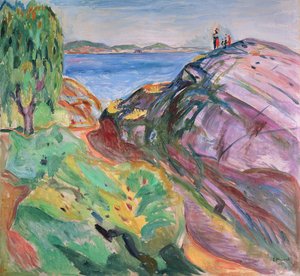 海沿いの夏、クレイガー 作： Edvard Munch
