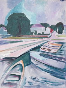 オースゴールストランの橋 作： Edvard Munch