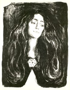 ブローチ。エヴァ・ムドッチ 作： Edvard Munch