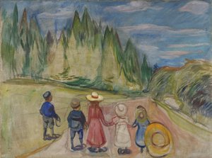 おとぎ話の森 作： Edvard Munch