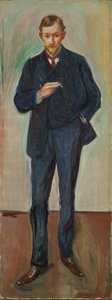 フランス人、マルセル・アルキナード、1904年頃（キャンバスに油彩） 作： Edvard Munch
