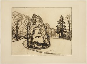 庭 作： Edvard Munch