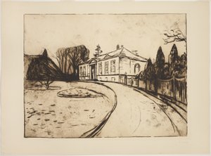 ザ・ハウス 作： Edvard Munch
