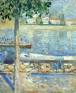 サンクラウドのセーヌ川 作： Edvard Munch