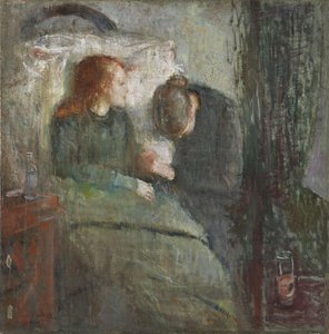 病気の子供 作： Edvard Munch