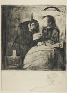病気の子供 作： Edvard Munch