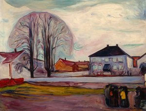 ザ・ハウス・バイ・ザ・ビーチ 作： Edvard Munch