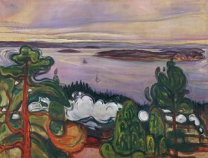 電車の煙 作： Edvard Munch
