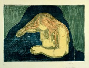 ヴァンパイア 作： Edvard Munch