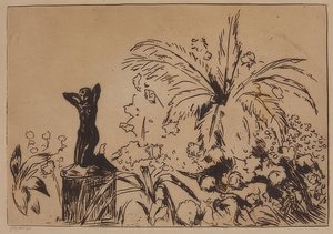 ベランダ。 1902 作： Edvard Munch