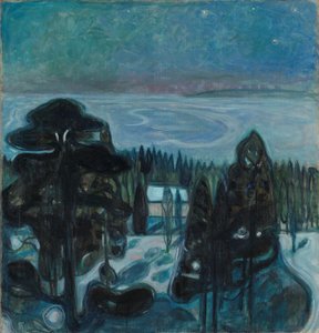 白夜 作： Edvard Munch