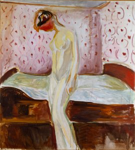 泣いている少女 作： Edvard Munch