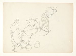 ランゲリーニ絵の人物研究 作： Edvard Weie