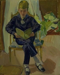 少年時代のベント・フォン・ミューレンの肖像 作： Edvard Weie