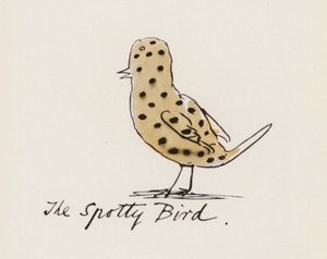 Edward Lear, The Bird Book: The Spotty Bird (カラー リソ)