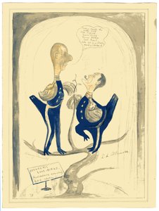ハリー・ペネルとELAアトキンソン博士、1910-12（紙と紙に鉛筆） 作： Edward Adrian Wilson