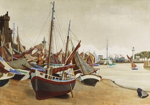 ラ・ロシェル 作： Edward Alexander Wadsworth