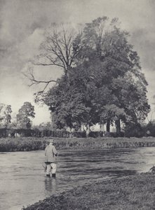 テストのロムジー上空でのグレイリングタイム（モノクロ写真） 作： Edward Alfred Barton