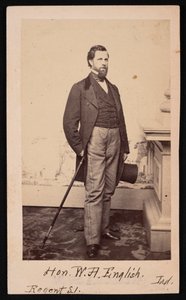 ウィリアム・ヘイデン・イングリッシュ 1822-1896 の肖像、1896 年以前。 作： Edward Anthony