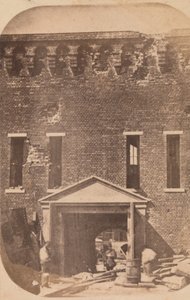 サムター要塞の撤退、1861 年 4 月。 作： Edward Anthony