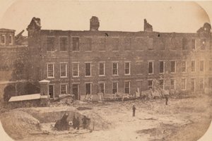 フォート サムターの避難、1861 年 4 月、1861 年 4 月。 作： Edward Anthony