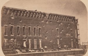 フォート サムターの避難、1861 年 4 月、1861 年 4 月。 作： Edward Anthony