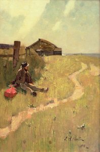 旅人、1881 作： Edward Arthur Walton
