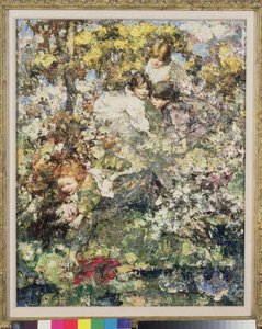 森の中 作： Edward Atkinson Hornel