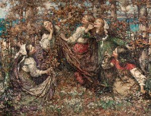 地球の覚醒 作： Edward Atkinson Hornel