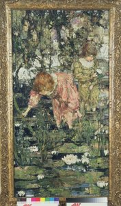 百合の池 作： Edward Atkinson Hornel