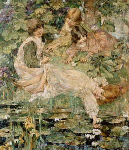 ザ・プール 作： Edward Atkinson Hornel