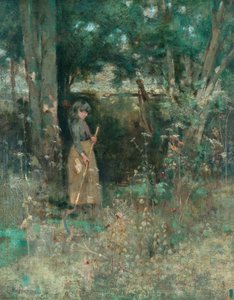 The Woodcutter 作： Edward Atkinson Hornel