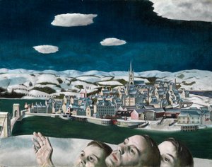 正体不明の航空機（モントローズ上空） 作： Edward Baird