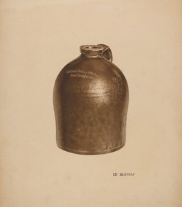 陶器ミルクジャグ 作： Edward Bashaw