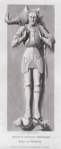 ワーウィック伯爵リチャード・ボーシャンの肖像（彫刻作品 作： Edward Blore