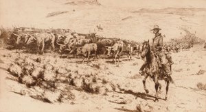 トレイルの群れ（No.） 作： Edward Borein