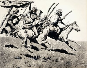 移動中の戦争党 作： Edward Borein