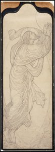 『昇天』のためのキリストの習作 作： Edward Burne-Jones