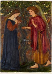 受胎告知 作： Edward Burne-Jones
