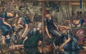 ブライアローズ、ガーデンコート、c1890、1922年。 作： Edward Burne Jones