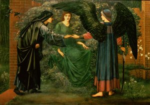 バラの中心 作： Edward Burne Jones