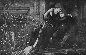 廃墟の中の愛、1894、1911 作： Edward Burne Jones