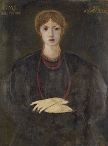 ジョージアナバーンジョーンズの肖像（1840-1920） 作： Edward Burne Jones