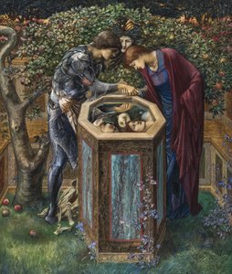 バレフルヘッド、1876年頃（ガッシュ）（70777も参照） 作： Edward Burne Jones