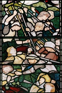 ベスホロンの戦い、1862年3月（ステンドグラス） 作： Edward Burne Jones