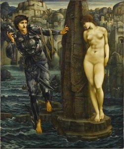 運命の岩、1885-1888。 作： Edward Burne Jones