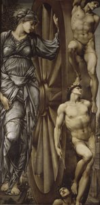 ホイールオブフォーチュン、1883 作： Edward Burne Jones